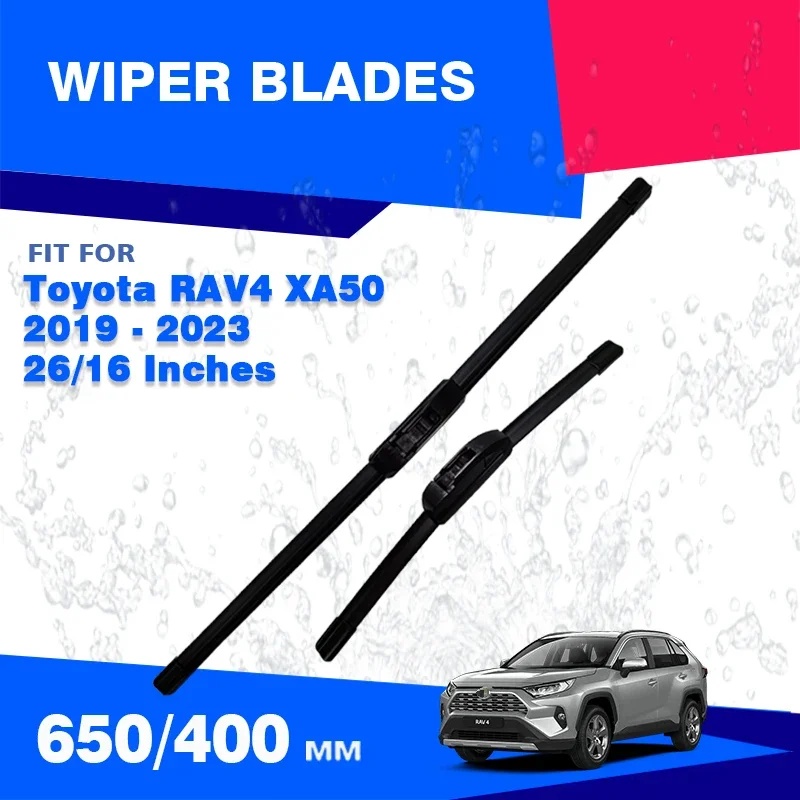 For Toyota RAV4 XA50 2019-2023 Front Windshield Wiper Blades Window 26 16 Durable Brushes Refill 2020 2021 2022 Accessories
For Toyota RAV4 XA50 2019-2023 Front Windshield Wiper Blades Window 26 16 Durable Brushes Refill 2020 2021 2022 Accessories
