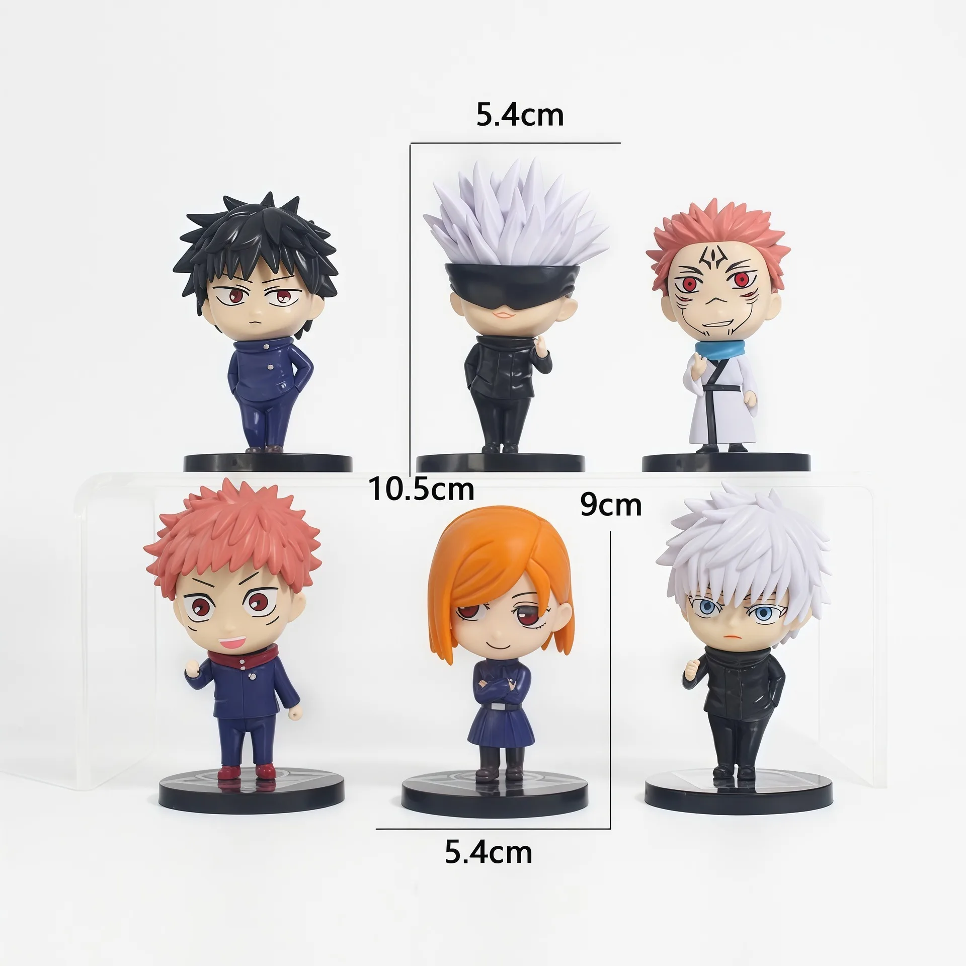 Q version Jujutsu Kaisen 6 Styles Anime Figurines Yuji Itadori Nobara Kugisaki Gojo Satoru Megumi Fushiguro Computer Case Decor
Q version Jujutsu Kaisen 6 Styles Anime Figurines Yuji Itadori Nobara Kugisaki Gojo Satoru Megumi Fushiguro Computer Case Decor