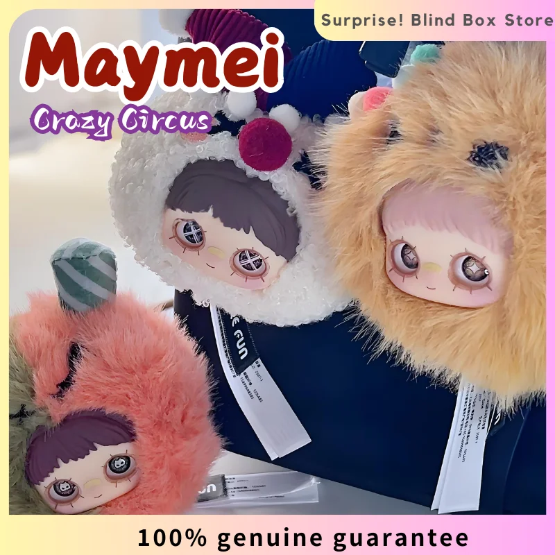 Maymei Crazy Circus Series Vinyl Face Doll Blind Box Action Figure Toys Mystery Box Key Chain Backpack Halloween Christmas Gift
Maymei Crazy Circus Series Vinyl Face Doll Blind Box Action Figure Toys Mystery Box Key Chain Backpack Halloween Christmas Gift