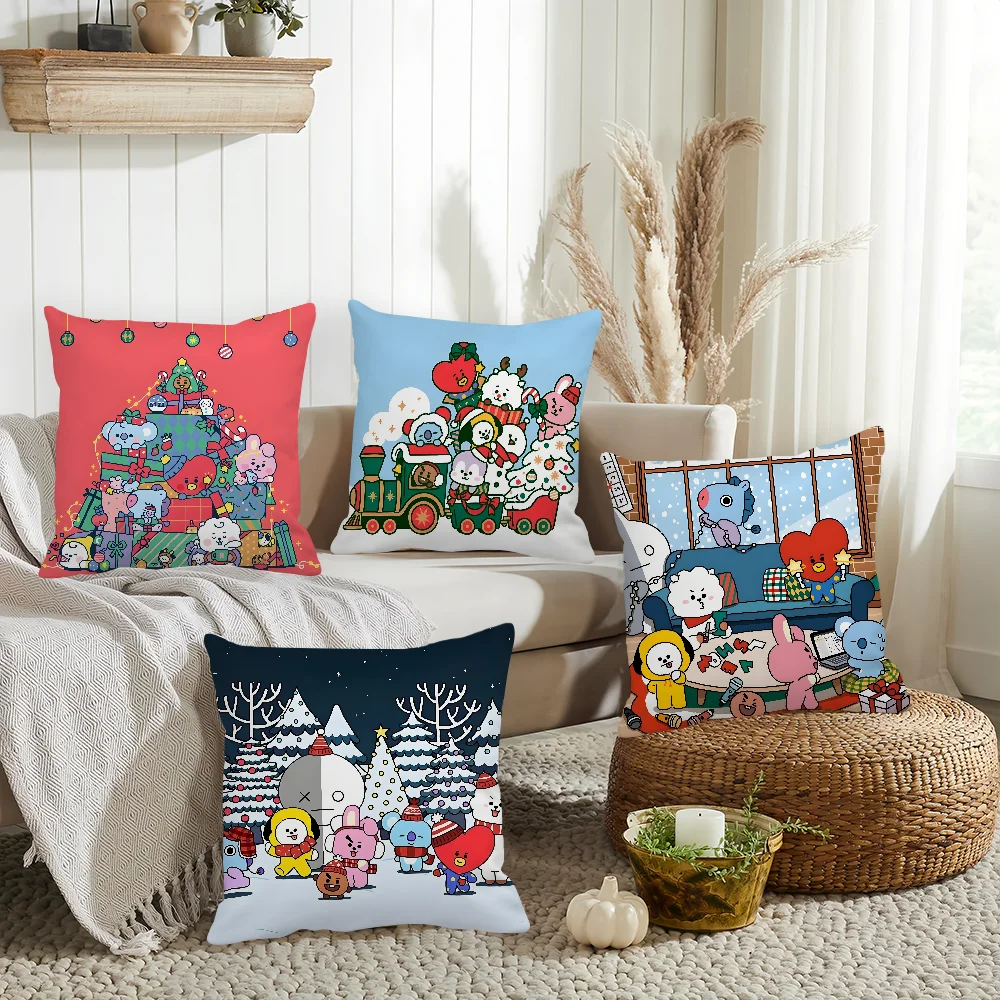 Cartoon B-BT-T-21 Christmas Pillow Case Home Cushion Cover Suitable For Office Sofa Car Suitable For All Seasons
Cartoon B-BT-T-21 Christmas Pillow Case Home Cushion Cover Suitable For Office Sofa Car Suitable For All Seasons