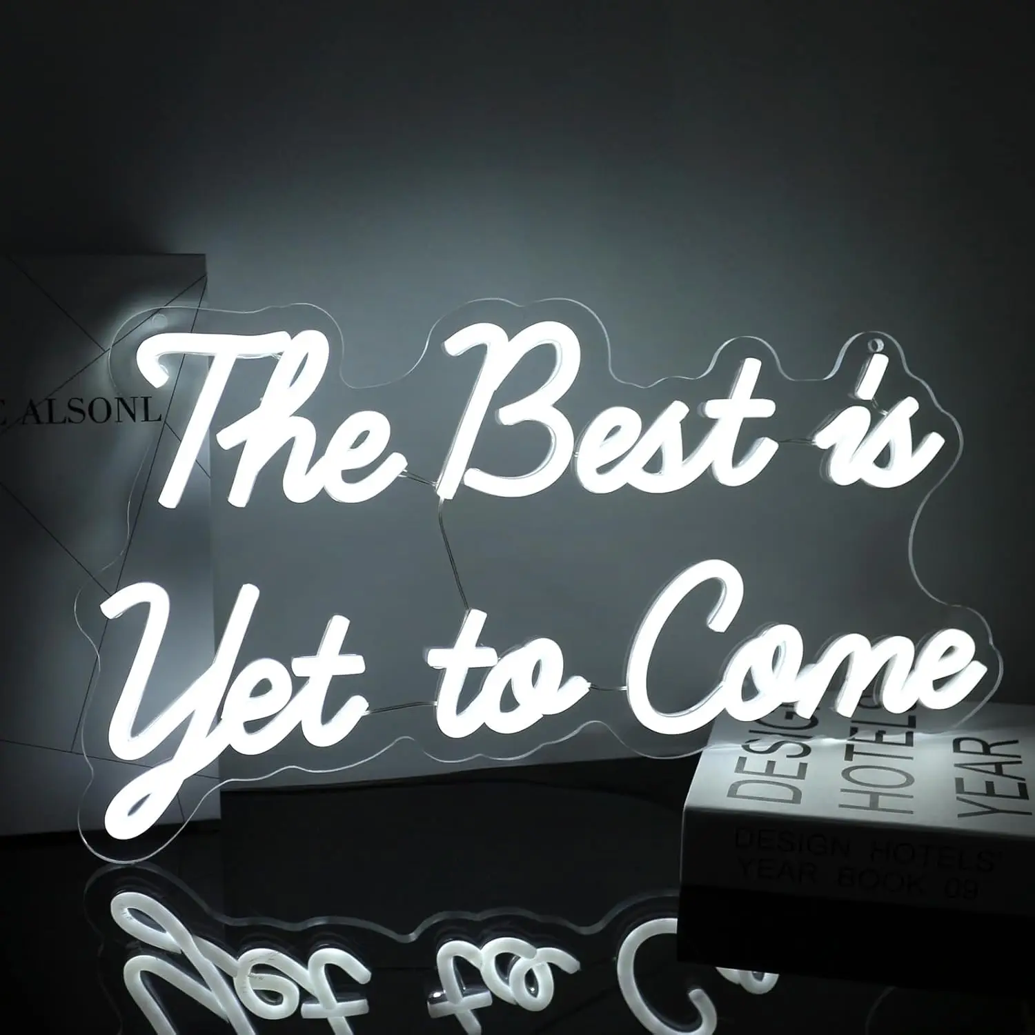The Best is Yet to Come Neon Sign White Letter with USB Power for Bedroom Pub Home Bar Room Club Party Window Wall Decor Gift
The Best is Yet to Come Neon Sign White Letter with USB Power for Bedroom Pub Home Bar Room Club Party Window Wall Decor Gift