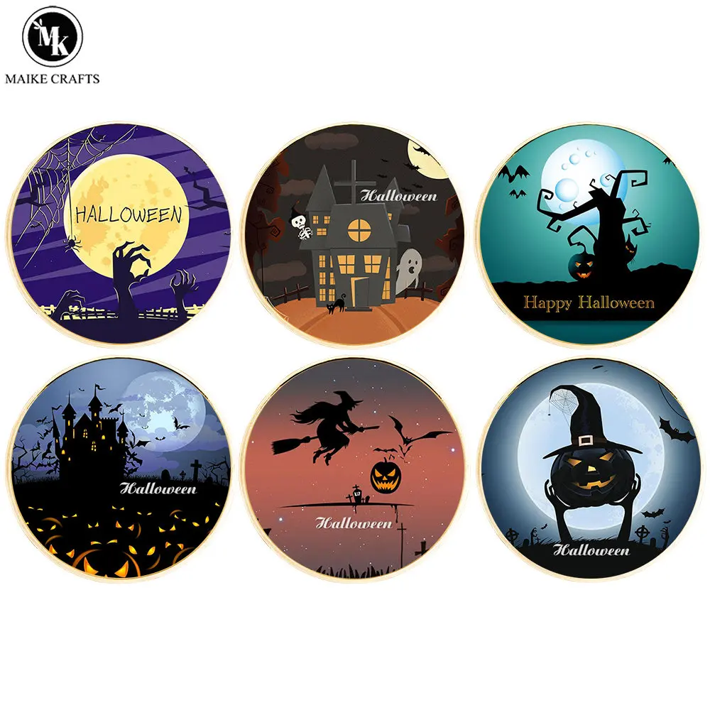 6pcs/set Halloween Gold Plated Commemorative Coin Metal Craft Decoration Coin Collection Business Gift
6pcs/set Halloween Gold Plated Commemorative Coin Metal Craft Decoration Coin Collection Business Gift