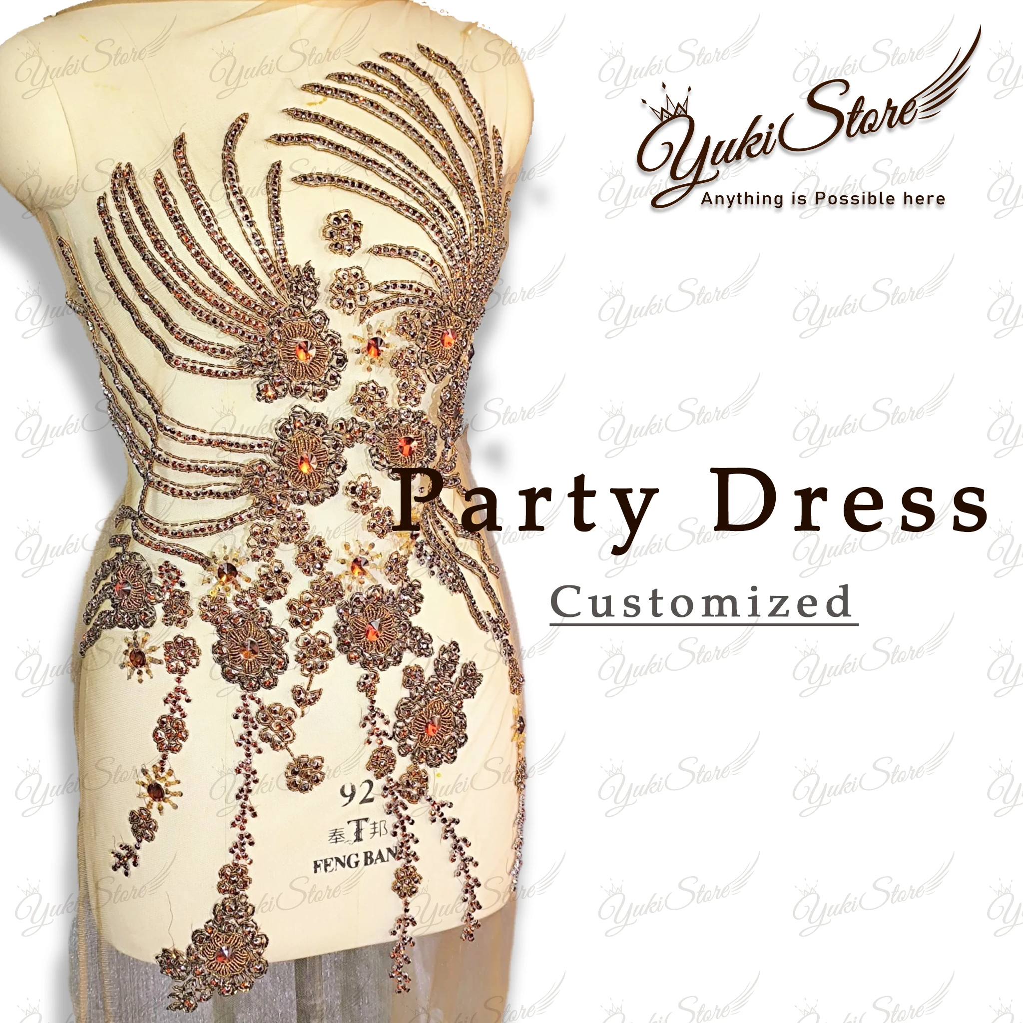 Коричневые тканевые аппликации с пайетками и вышивкой, стразами, для свадебных платьев, пришивные/термоклеевые, JY024
Коричневые тканевые аппликации с пайетками и вышивкой, стразами, для свадебных платьев, пришивные/термоклеевые, JY024