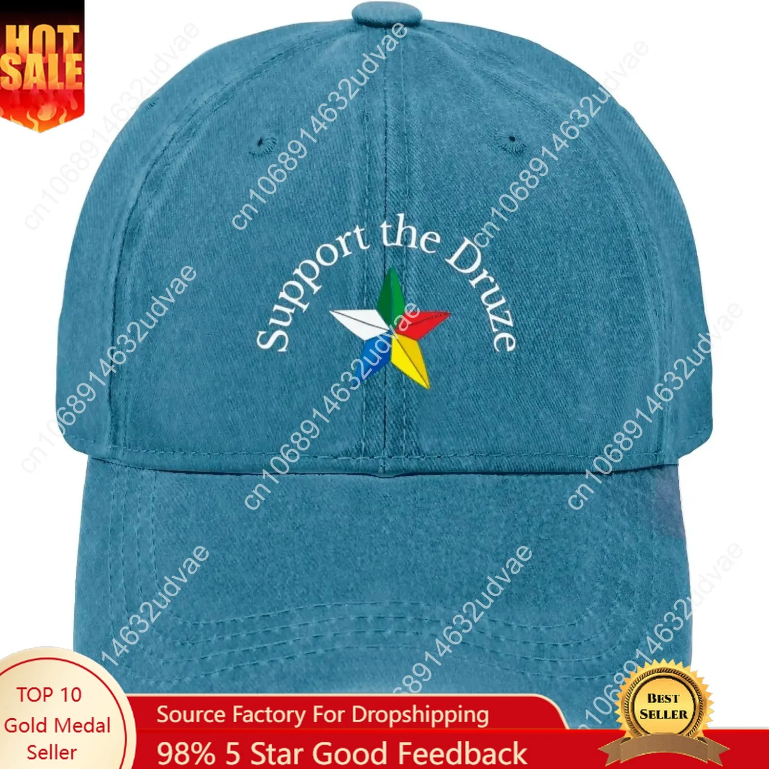 Support The Druze Hats for Mens Baseball Caps Trendy Washed Ball Caps
Support The Druze Hats for Mens Baseball Caps Trendy Washed Ball Caps