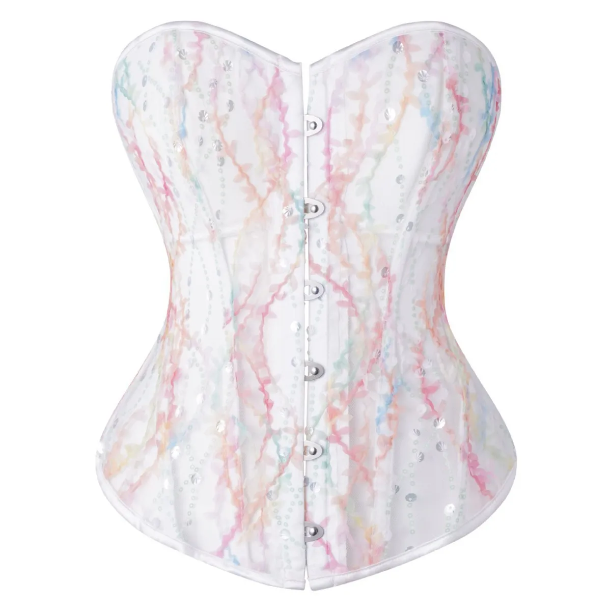 Sheer Mesh Sequin Corset Clubwear Party Tops Women Sexy Drawstring Strapless Overbust Bustier Vest Shaper Corselet Slim Tank Top
Sheer Mesh Sequin Corset Clubwear Party Tops Women Sexy Drawstring Strapless Overbust Bustier Vest Shaper Corselet Slim Tank Top