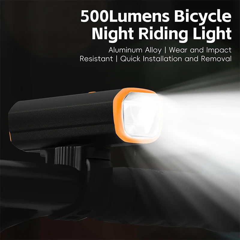 500 Lumens Bike Front Light 360° Rotation Long Endurance Fast Install Cycling Headlight for MTB Road Riding Accessories
500 Lumens Bike Front Light 360° Rotation Long Endurance Fast Install Cycling Headlight for MTB Road Riding Accessories