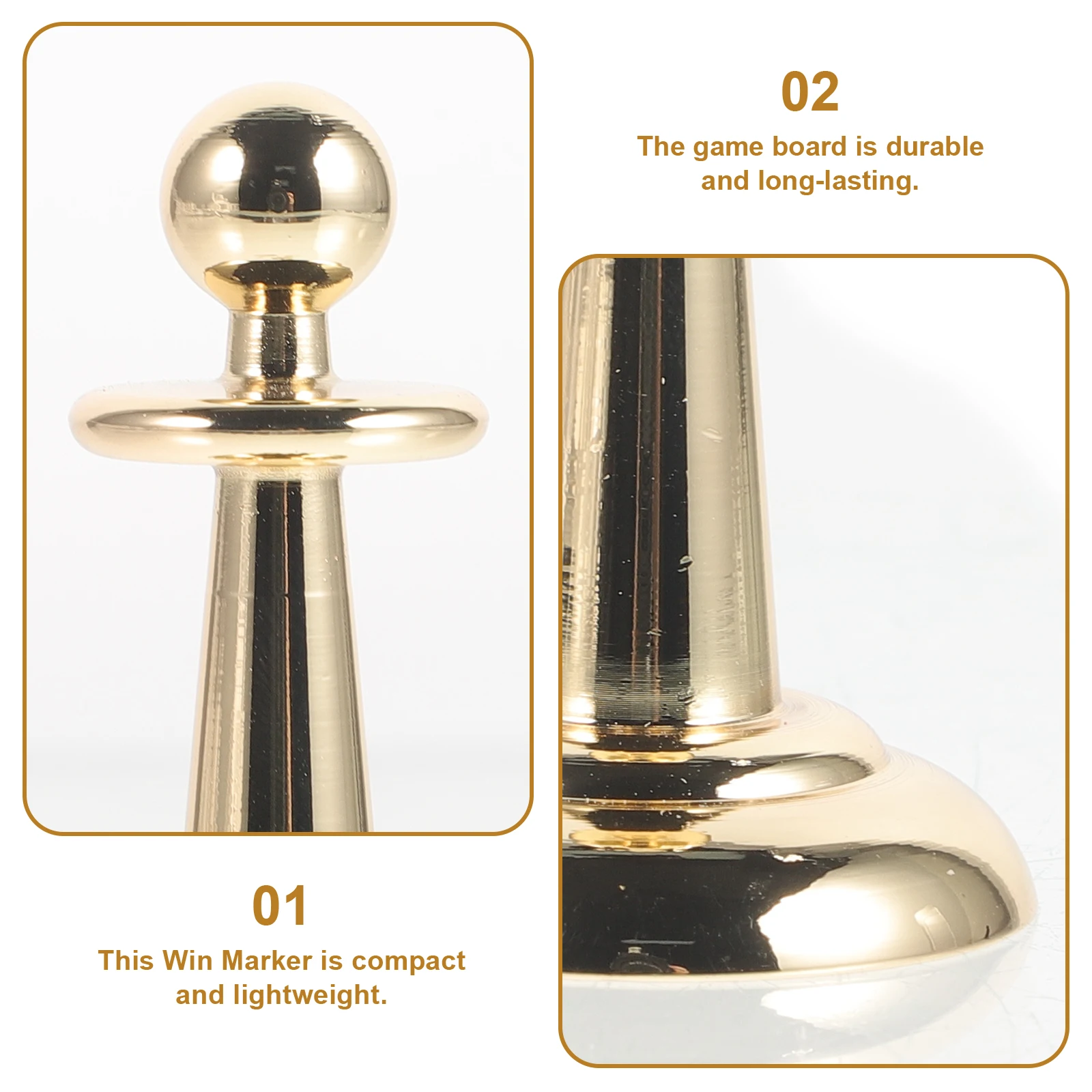 Metal Win Marker 5.7cm Durable Poker Table Supply Multi-use Gaming Accessories Roulette Tower Mark Column
Metal Win Marker 5.7cm Durable Poker Table Supply Multi-use Gaming Accessories Roulette Tower Mark Column