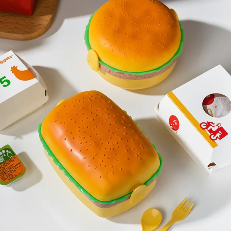 Creative Hamburger Lunch Box Kid Bento Box Burger Children Lunch Box Food Container Storage With Fork Food Container 2024 New
Creative Hamburger Lunch Box Kid Bento Box Burger Children Lunch Box Food Container Storage With Fork Food Container 2024 New