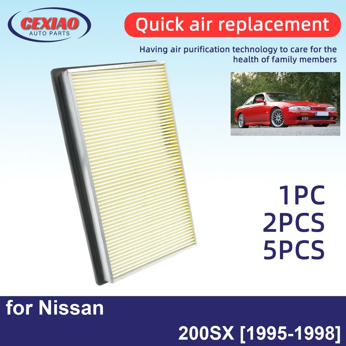 Фильтр для двигателя для Nissan 200SX 1995-1998, высокоэффективный CA4309 25043775 2509216, 1 шт., 2 шт.
Фильтр для двигателя для Nissan 200SX 1995-1998, высокоэффективный CA4309 25043775 2509216, 1 шт., 2 шт.
