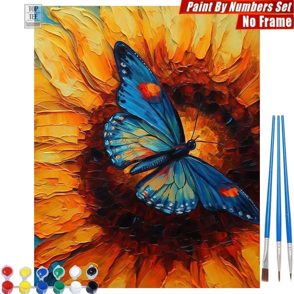 Butterfly Sunflower Digital Oil Paint Kit - Butterfly Sunflower Vibrant Canvas Wall Art Thanksgiving Day Gift For Neighbor
Butterfly Sunflower Digital Oil Paint Kit - Butterfly Sunflower Vibrant Canvas Wall Art Thanksgiving Day Gift For Neighbor