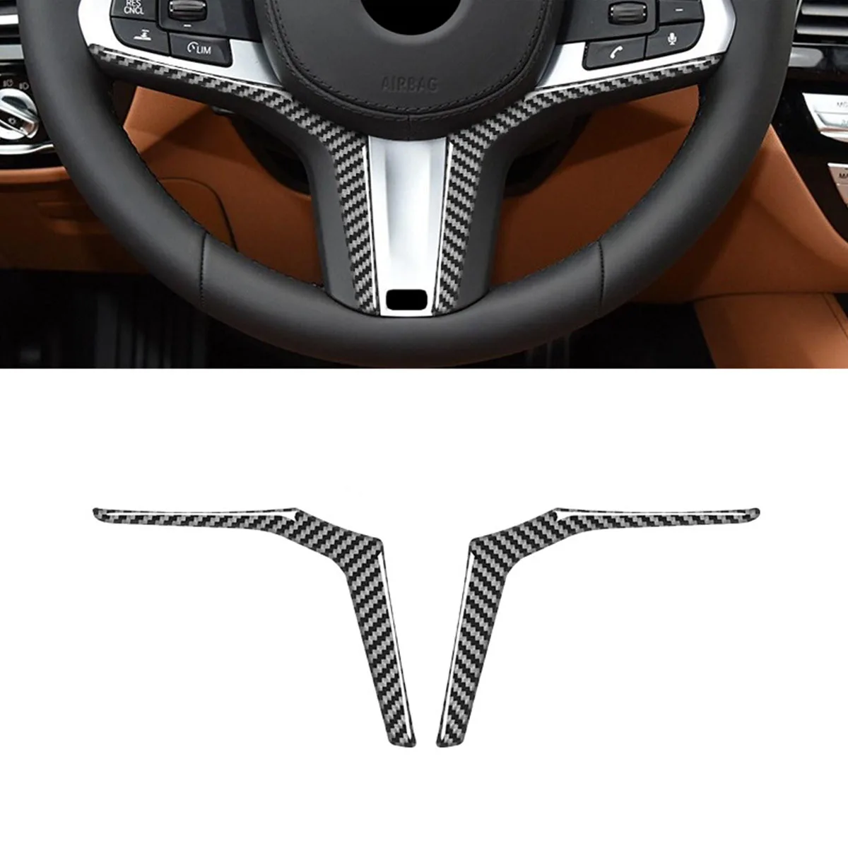 Carbon Fibre Full Interior Accessories Real Carbon Fibre Stickers For BMW G30 5 Series 2018 2019 2020 2021 Steering Wheel Trim
Carbon Fibre Full Interior Accessories Real Carbon Fibre Stickers For BMW G30 5 Series 2018 2019 2020 2021 Steering Wheel Trim