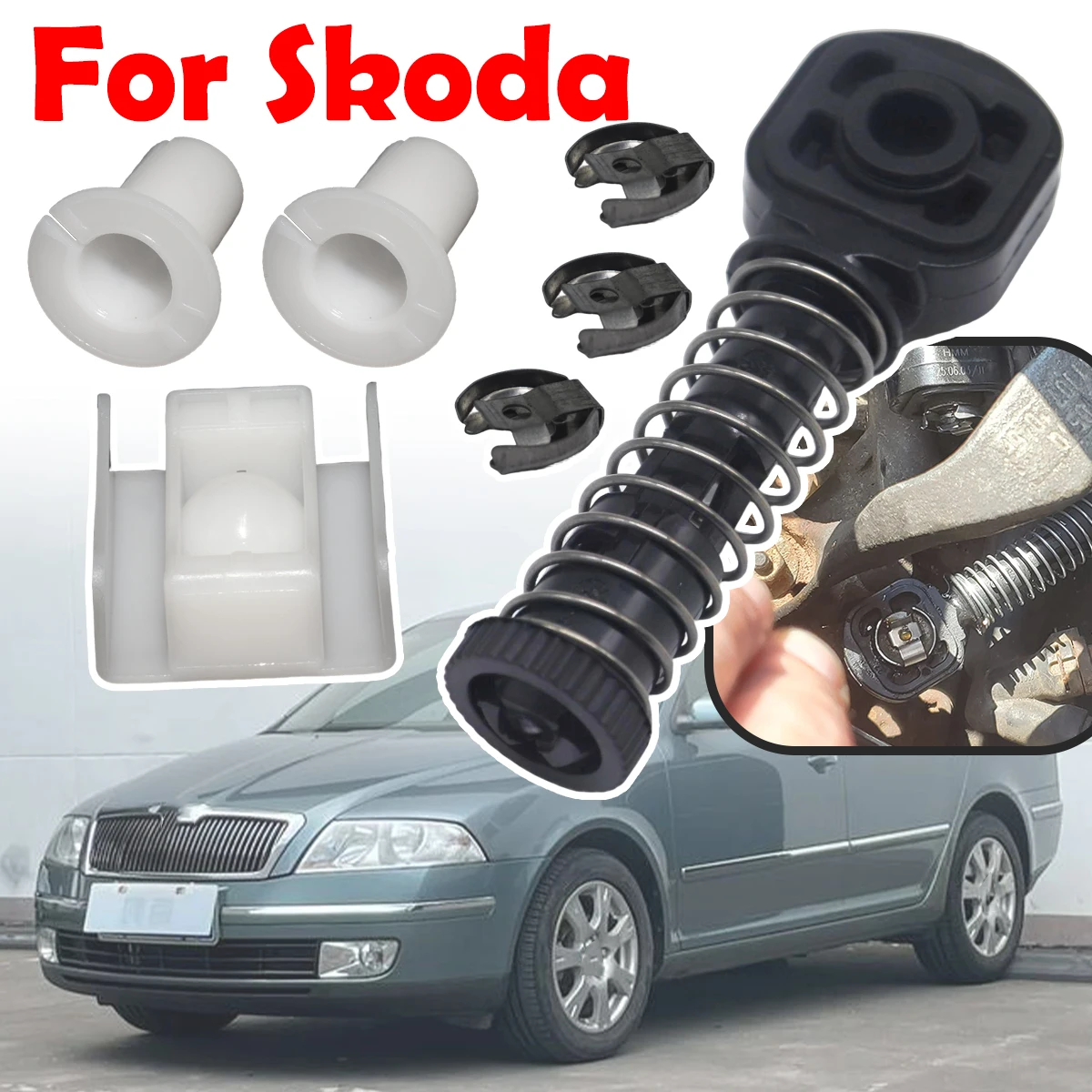 For Skoda Fabia 6Y Octavia 1U Car Gear Selector Wiring Lock Washer Shift Shaft Gear Lever Selector Cable Rod Slider Bushing Kit
For Skoda Fabia 6Y Octavia 1U Car Gear Selector Wiring Lock Washer Shift Shaft Gear Lever Selector Cable Rod Slider Bushing Kit