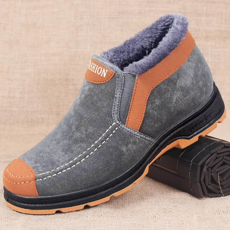 2025Men's Cotton Shoes Winter Fashion Shoes Men's Snow Boots Plush Thickened Comfortable and Warm Walking Shoes boots men
2025Men's Cotton Shoes Winter Fashion Shoes Men's Snow Boots Plush Thickened Comfortable and Warm Walking Shoes boots men