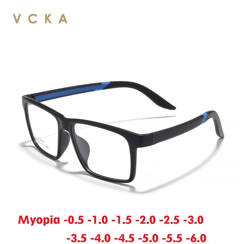 VCKA Square Sports Myopia Goggles Frame TR90 Fashion Ultra-light Men Women Outdoor Optical Prescription Glasses -0.50 to -6.0
VCKA Square Sports Myopia Goggles Frame TR90 Fashion Ultra-light Men Women Outdoor Optical Prescription Glasses -0.50 to -6.0