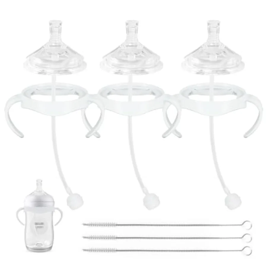 Straw Cup Soft Conversion Kit for Philips Avent Natural Baby Bottle, Toddler Transition Kit with Silicone Straw Top Nipple, Wei
Straw Cup Soft Conversion Kit for Philips Avent Natural Baby Bottle, Toddler Transition Kit with Silicone Straw Top Nipple, Wei