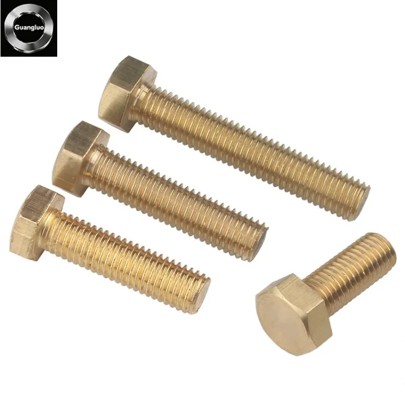 Brass Hexagon Bolt M4 M5 M6 M8 M10 M12 Metric Thread External Hex Screws Bolts Length: 6mm~100mm
Brass Hexagon Bolt M4 M5 M6 M8 M10 M12 Metric Thread External Hex Screws Bolts Length: 6mm~100mm