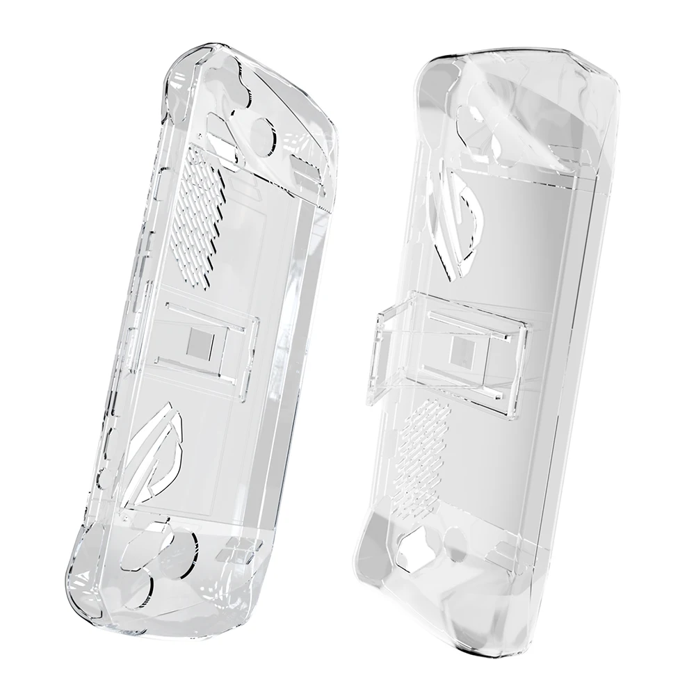 Transparent Protective Case Game Console Protector Cover Shockproof Anti-fall with Folding Stand for ROG Ally Game Console
Transparent Protective Case Game Console Protector Cover Shockproof Anti-fall with Folding Stand for ROG Ally Game Console