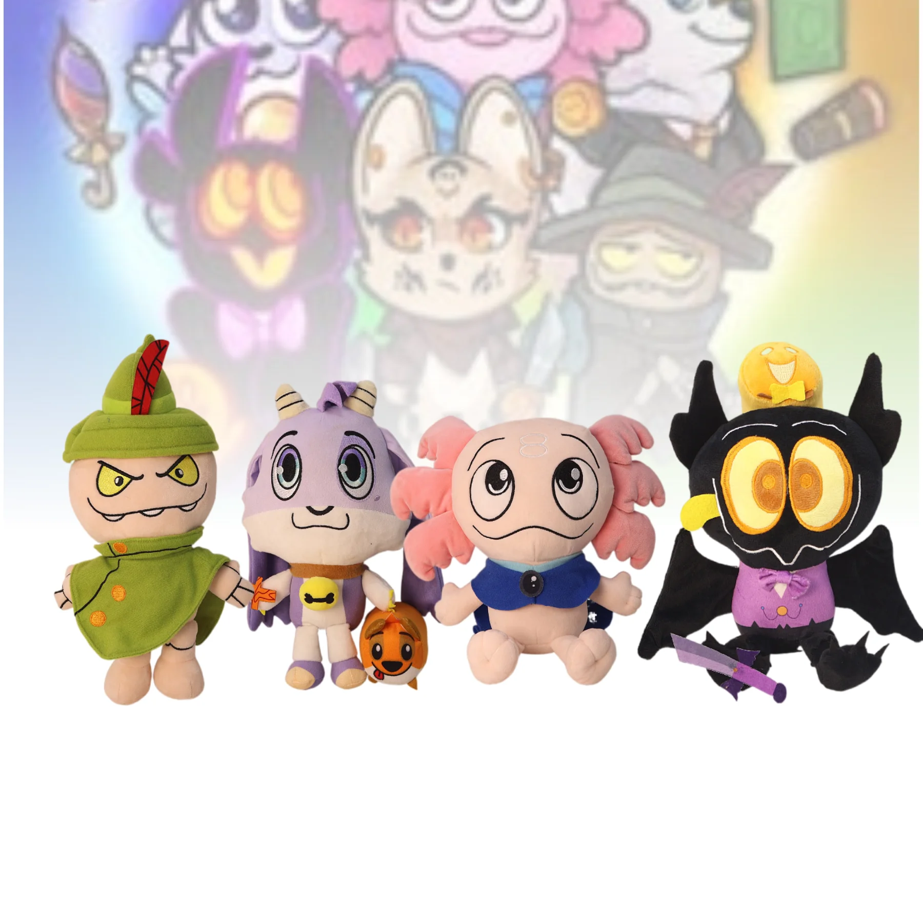 33CM Kawaii Purple Rabbit Plushie Pink Axolotl Stuffed Doll Black Bat Figure Green Boy Soft Toy for Children Holiday Gift
33CM Kawaii Purple Rabbit Plushie Pink Axolotl Stuffed Doll Black Bat Figure Green Boy Soft Toy for Children Holiday Gift