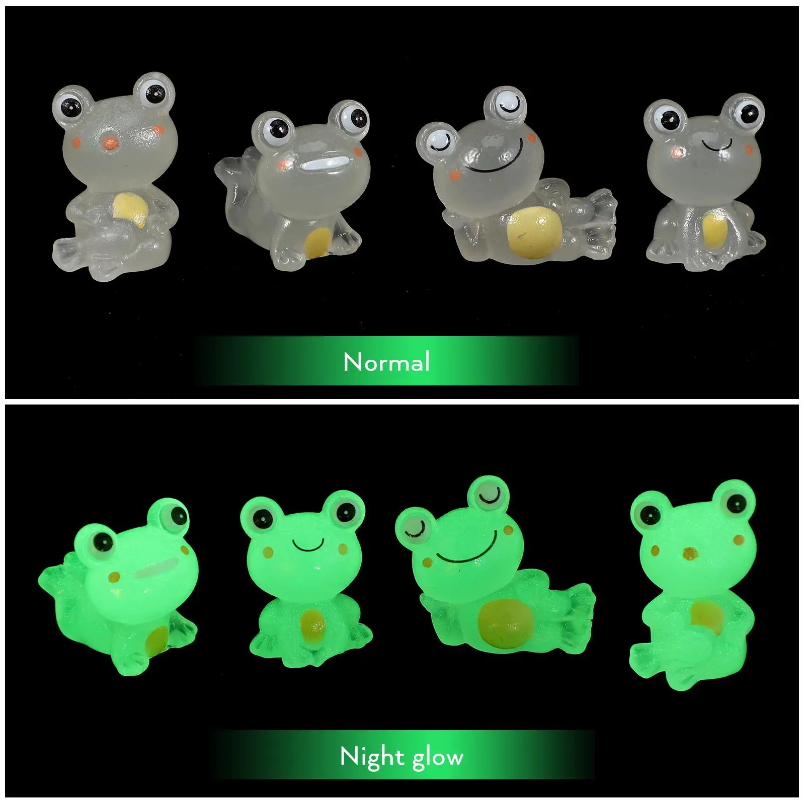 4 Pcs Trinkets Glow-in-the-dark Frog Ornaments Animals Garden Statues Resin Funny Mini
4 Pcs Trinkets Glow-in-the-dark Frog Ornaments Animals Garden Statues Resin Funny Mini