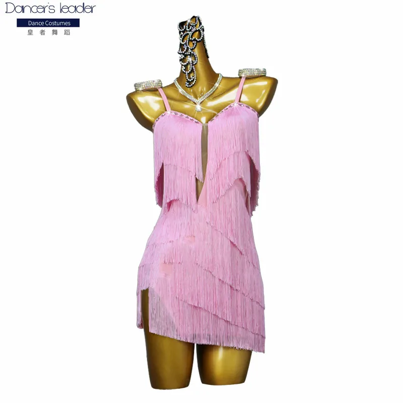 Latin Dance Dress Women's Training Clothes V-neck Thick Tassel Dance Clothes Professional Custom Stage Costumes Skirt
Latin Dance Dress Women's Training Clothes V-neck Thick Tassel Dance Clothes Professional Custom Stage Costumes Skirt