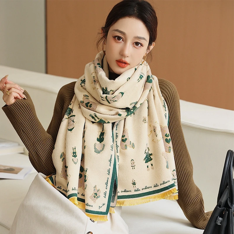 2022 Women Silk Winter Scarf Luxury Design Print Lady Shawl Scarves Fashion Female Hijab
2022 Women Silk Winter Scarf Luxury Design Print Lady Shawl Scarves Fashion Female Hijab