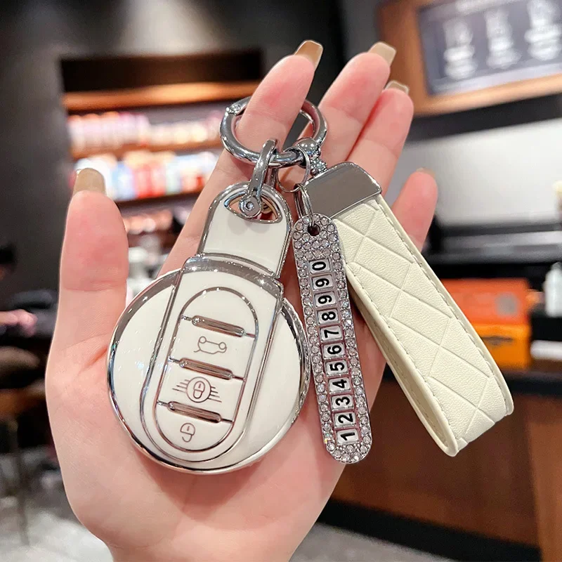TPU Car Key Case Cover For BMW Mini COUNTRYMAN ONE JCW COOPERS CLUBMAN F56 F55 F54 F57 F60 Roadster Fob Holder Shell Keychain
TPU Car Key Case Cover For BMW Mini COUNTRYMAN ONE JCW COOPERS CLUBMAN F56 F55 F54 F57 F60 Roadster Fob Holder Shell Keychain