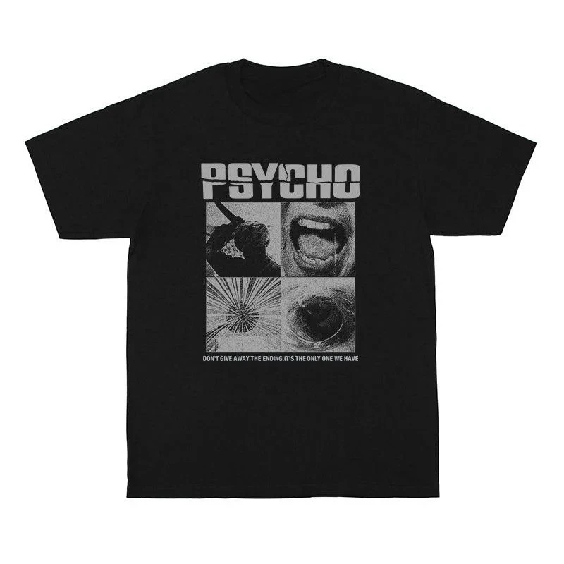 Plus Size Summer Women's Vintage Psycho T-Shirt Unisex Cotton Breathable Stylish Versatile Street Style Oversized
Plus Size Summer Women's Vintage Psycho T-Shirt Unisex Cotton Breathable Stylish Versatile Street Style Oversized