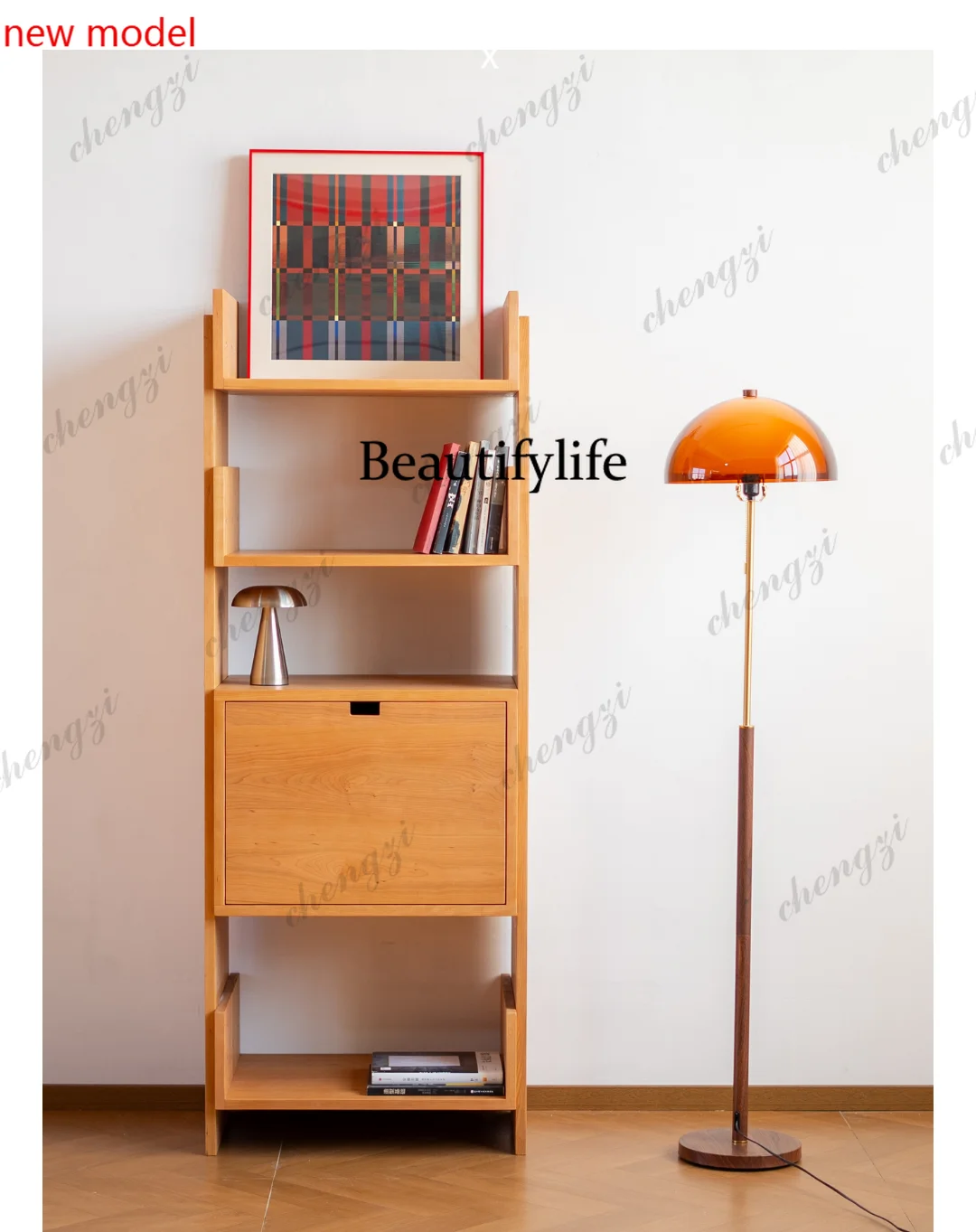 Solid wood shelf living room study storage rack floor storage rackN138
Solid wood shelf living room study storage rack floor storage rackN138