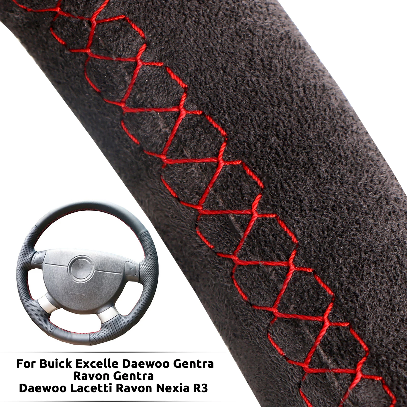 Замшевый чехол на руль автомобиля для Buick Excelle Daewoo Gentra Ravon Daewoo Lacetti Ravon Nexia R3, мягкая кожа, автоаксессуары
Замшевый чехол на руль автомобиля для Buick Excelle Daewoo Gentra Ravon Daewoo Lacetti Ravon Nexia R3, мягкая кожа, автоаксессуары