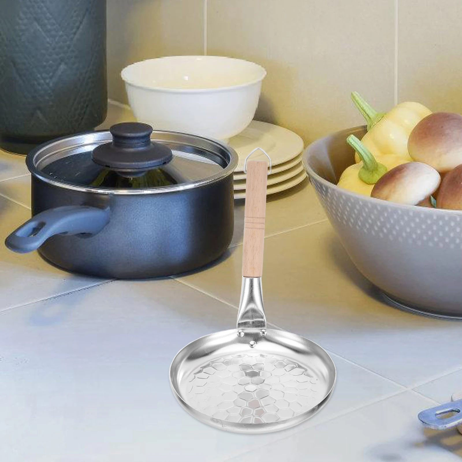 Nonstick Aluminum Frying Pan Flat Griddle Skillet for Omelettes Pancakes Breakfast Cooking Space Saving Design Ideal for Small
Nonstick Aluminum Frying Pan Flat Griddle Skillet for Omelettes Pancakes Breakfast Cooking Space Saving Design Ideal for Small