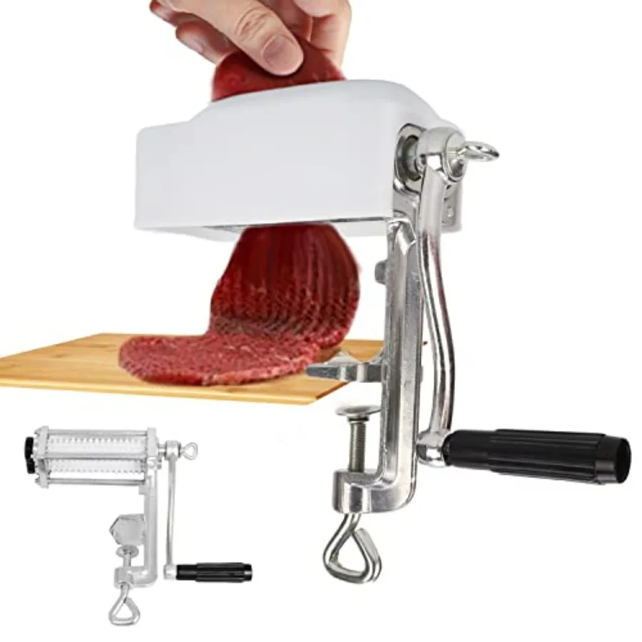 Commercial Manual Meat Tenderizer Machine Heavy Duty Meat Cuber Quick and Easy Beef Chicken Steak Flatten Tool Aluminum Alloy C
Commercial Manual Meat Tenderizer Machine Heavy Duty Meat Cuber Quick and Easy Beef Chicken Steak Flatten Tool Aluminum Alloy C