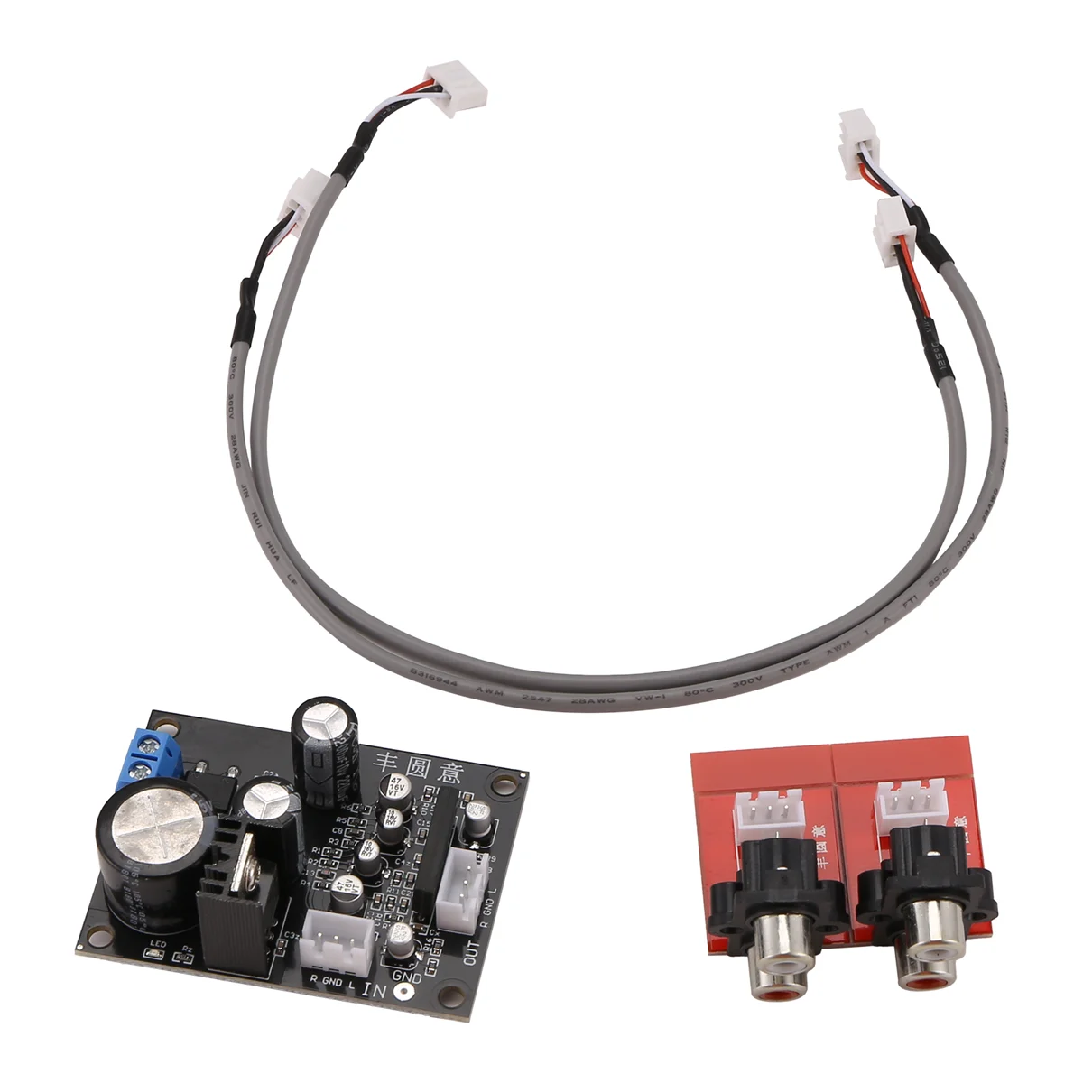NE5532 Vinyl Record Player Preamplifier MM MC Phono Player Board Phonograph Amplifier Preamp DIY Audio+Lotus Sockets&A78P
NE5532 Vinyl Record Player Preamplifier MM MC Phono Player Board Phonograph Amplifier Preamp DIY Audio+Lotus Sockets&A78P