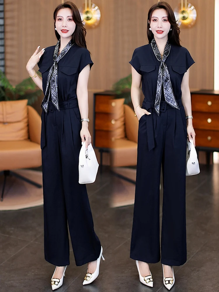 Faionable ort Sve Pantsuit Женская одежда Корейский Sle V-Ne Длинные брюки Лето Новое поступление Age-Defng
Faionable ort Sve Pantsuit Женская одежда Корейский Sle V-Ne Длинные брюки Лето Новое поступление Age-Defng