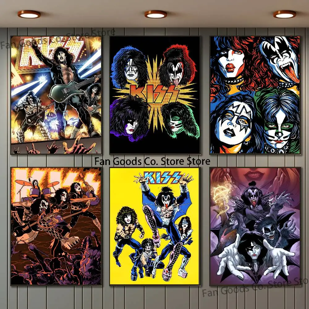 K-Kiss Rock Band Anime Poster Self-adhesive Art Waterproof Paper Sticker Coffee House Bar Room Wall Deco
K-Kiss Rock Band Anime Poster Self-adhesive Art Waterproof Paper Sticker Coffee House Bar Room Wall Deco
