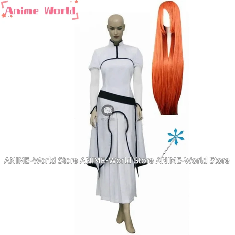 Косплей-костюм из аниме Orihime, размер на заказ, белый костюм на Хэллоуин, бесплатная доставка
Косплей-костюм из аниме Orihime, размер на заказ, белый костюм на Хэллоуин, бесплатная доставка