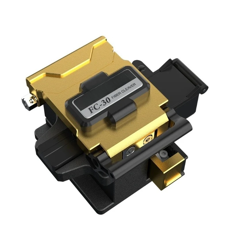 FC-30 High Precision Optical Fiber Cleaver Double Fixture, ≤0.5° Cleave Angle 48000 Times Blade Life for FTTH Fusion Splicing
FC-30 High Precision Optical Fiber Cleaver Double Fixture, ≤0.5° Cleave Angle 48000 Times Blade Life for FTTH Fusion Splicing