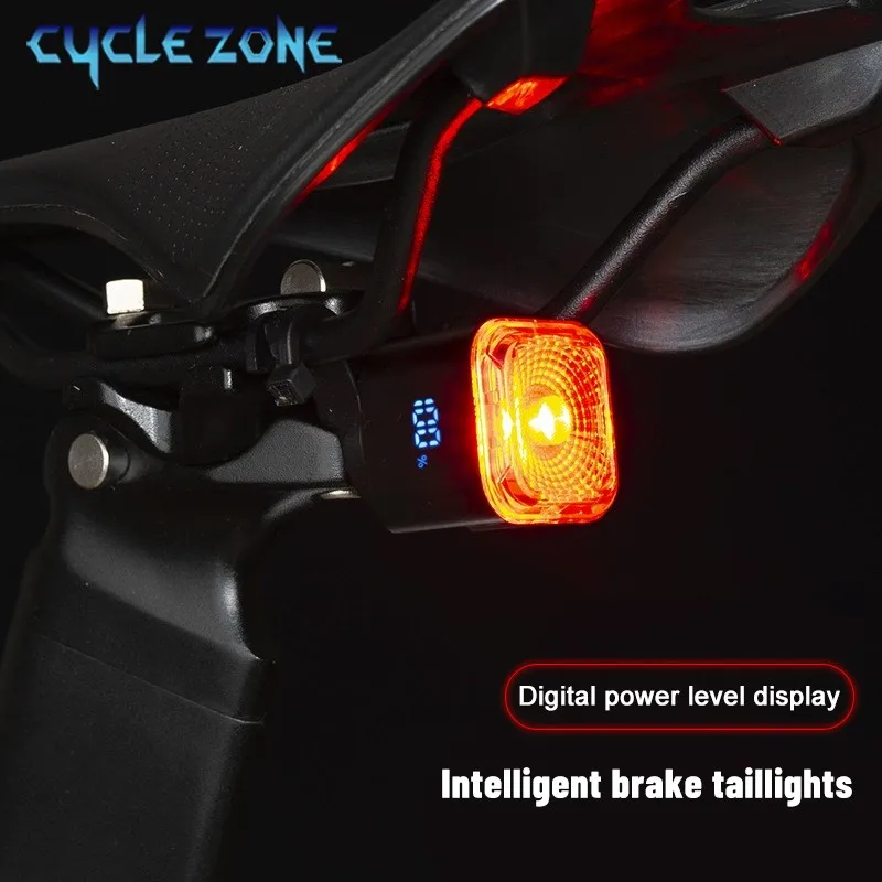 Smart Bicycle Rear Light Rechargeable Bike Brake Sensing Taillight Intelligent Bike Tail Light Night Riding Safety Warning Lamp
Smart Bicycle Rear Light Rechargeable Bike Brake Sensing Taillight Intelligent Bike Tail Light Night Riding Safety Warning Lamp