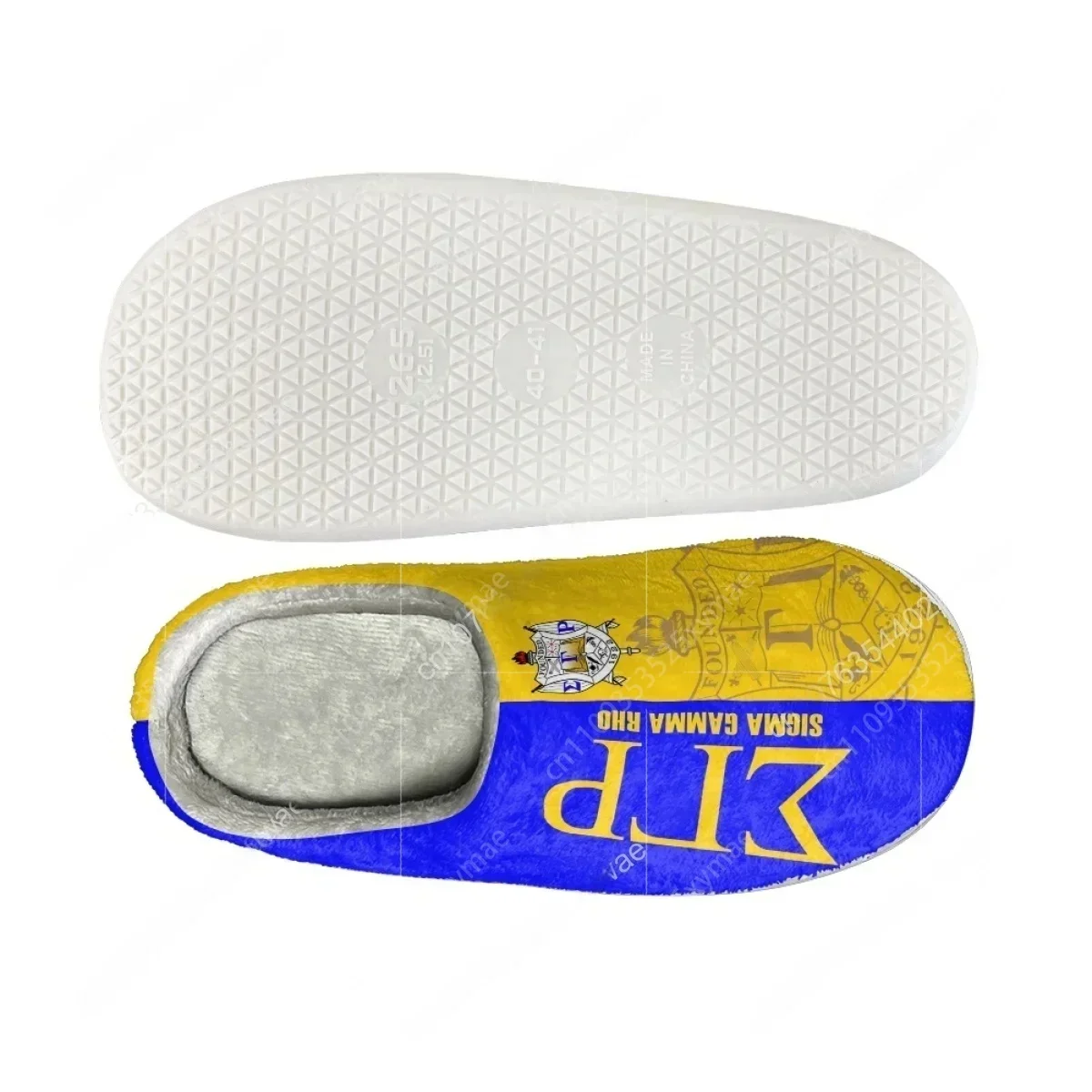 Sigma Gamma Rho Design Women Home Slippers Indoor Bedroom Couple Cotton Slipper Autumn Winter Warm Men's Slides Print On Demand
Sigma Gamma Rho Design Women Home Slippers Indoor Bedroom Couple Cotton Slipper Autumn Winter Warm Men's Slides Print On Demand