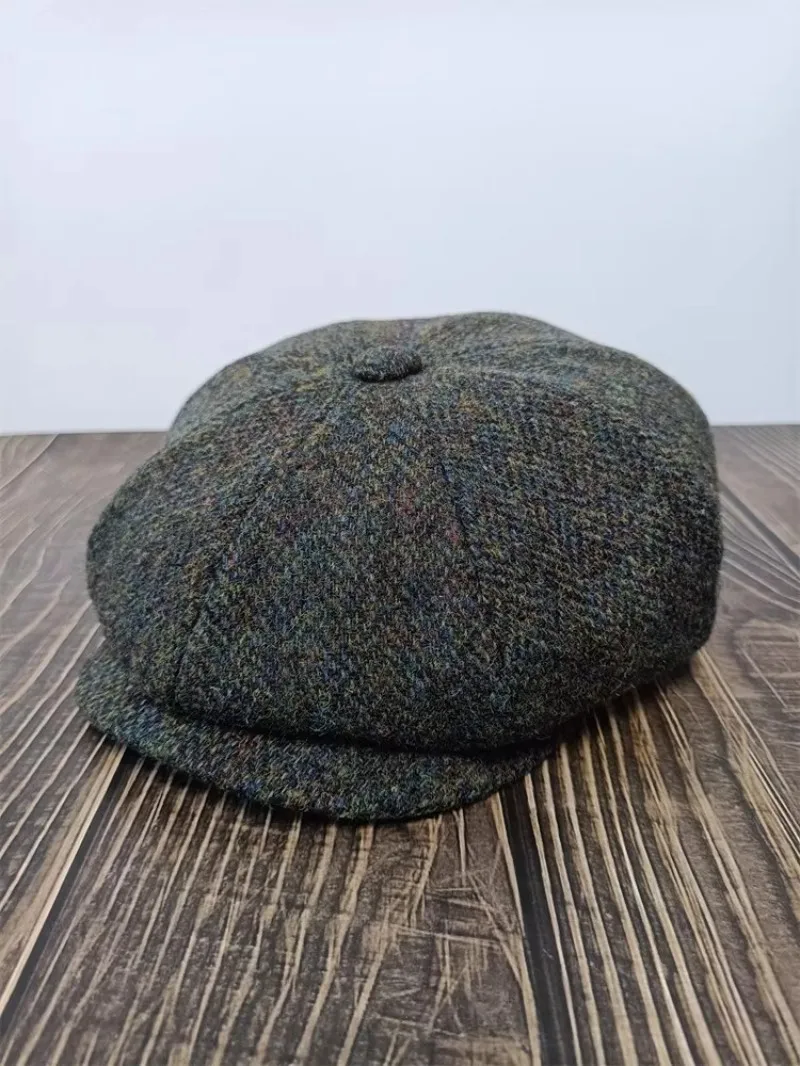 Мужской коричнево-зеленый твидовый восьмиугольный берет разных цветов, винтажная плоская кепка таксиста для вождения и охоты
Мужской коричнево-зеленый твидовый восьмиугольный берет разных цветов, винтажная плоская кепка таксиста для вождения и охоты