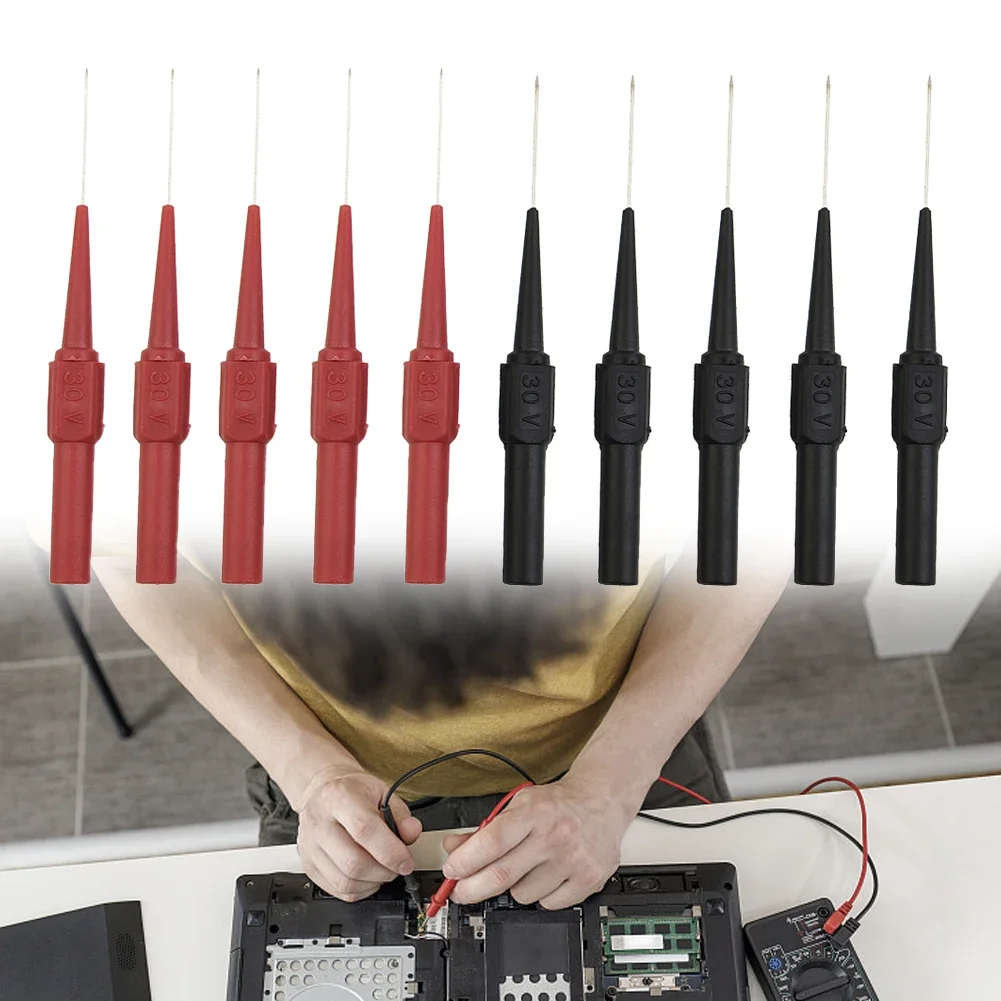 10xtest Probe Measuring Device Clamp Copper Test Lead Test Probes Plug Stainless Steel Test Probe Black Red Test Probe Quality
10xtest Probe Measuring Device Clamp Copper Test Lead Test Probes Plug Stainless Steel Test Probe Black Red Test Probe Quality
