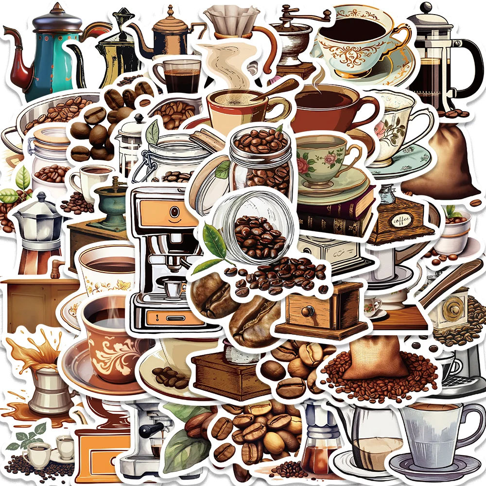 50pcs Cartoon Coffee and Beans Stickers for Envelope Diary Guitar Phone Case Scrapbooking Stationery Waterproof DIY Decal
50pcs Cartoon Coffee and Beans Stickers for Envelope Diary Guitar Phone Case Scrapbooking Stationery Waterproof DIY Decal