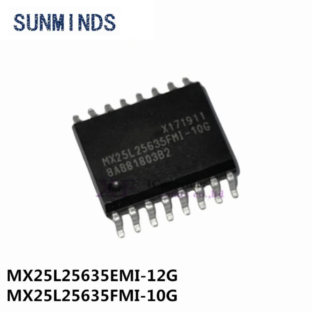 SUNMINDS 5Pcs New MX25L25635EMI MX25L25635EMI-12G MX25L25635FMI-10G MX25L25635 SOP-16 for Power module
SUNMINDS 5Pcs New MX25L25635EMI MX25L25635EMI-12G MX25L25635FMI-10G MX25L25635 SOP-16 for Power module