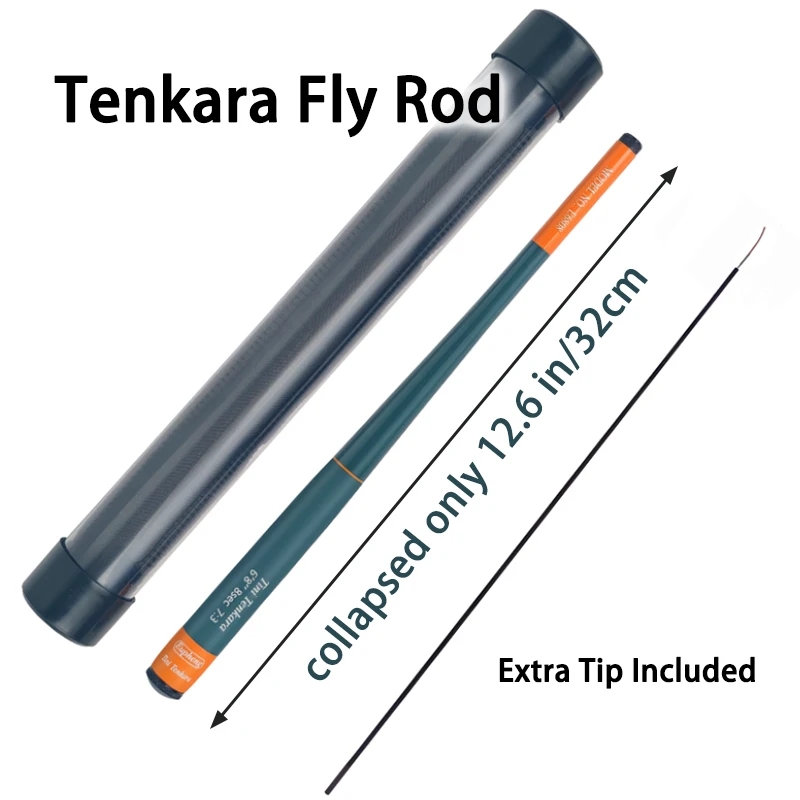 Aventik Carbon Fiber Tenkara Fly Rod Travel Fishing Rod with Soft M-Action, Extra Tip & Protective Carrying Tube
Aventik Carbon Fiber Tenkara Fly Rod Travel Fishing Rod with Soft M-Action, Extra Tip & Protective Carrying Tube