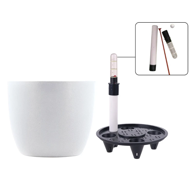 PP Self Watering Planters Flower Pots Indoor with Water Level Indicators 6x5''
PP Self Watering Planters Flower Pots Indoor with Water Level Indicators 6x5''