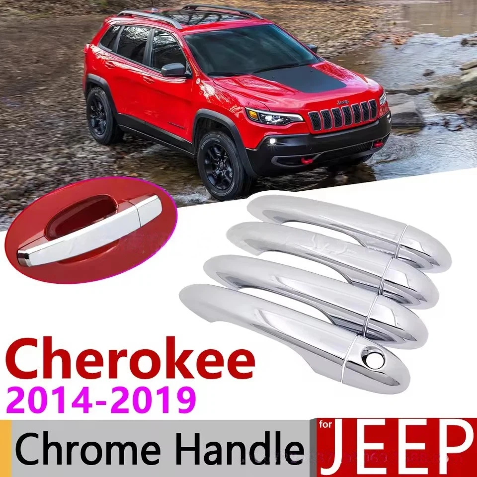 Suitable for 14-19 Jeep Cherokee KL Chrome Handle Cover Free Light Door Handle Decorative Sticker
Suitable for 14-19 Jeep Cherokee KL Chrome Handle Cover Free Light Door Handle Decorative Sticker