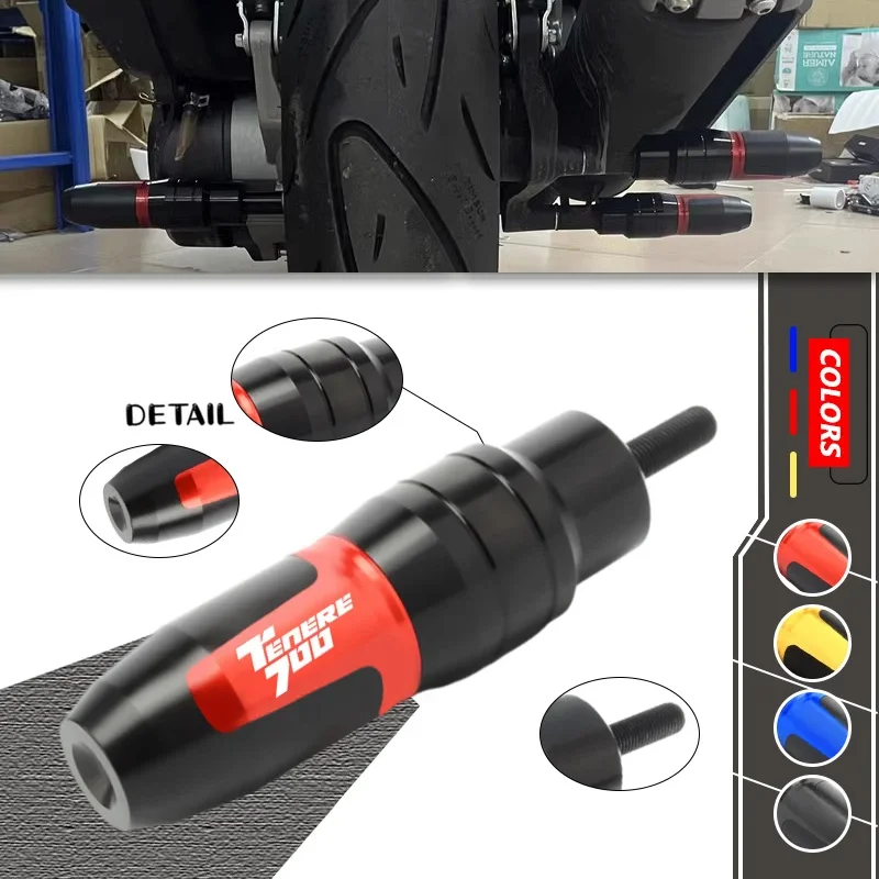 NEW For TENERE 700 TENERE700 2017-2024 Motorcycle CNC Aluminum Frame Crash Pads Exhaust Sliders Crash Protector Cover Tenere700
NEW For TENERE 700 TENERE700 2017-2024 Motorcycle CNC Aluminum Frame Crash Pads Exhaust Sliders Crash Protector Cover Tenere700