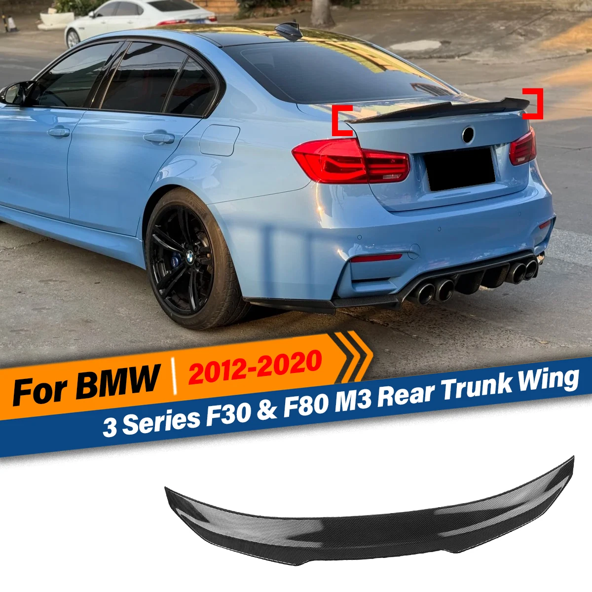 For BMW 3 Series F30 & F80 M3 2012 2013 2014 2015 2016 2017 2018 2019 2020 PSM Style Rear Trunk Wing Spoiler Lip Duckbill Lid
For BMW 3 Series F30 & F80 M3 2012 2013 2014 2015 2016 2017 2018 2019 2020 PSM Style Rear Trunk Wing Spoiler Lip Duckbill Lid