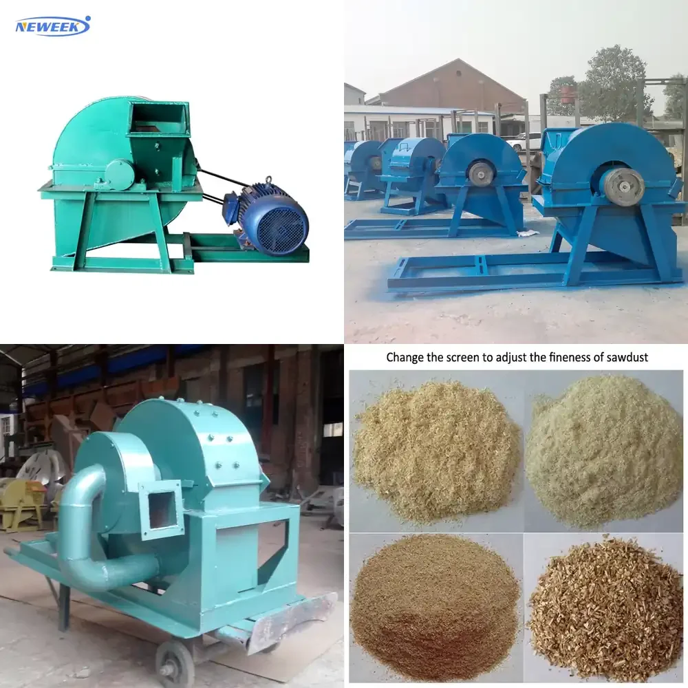 NEWEEK Factory Price Tree Stump Wood Crusher Into Sawdust Small Hammer Mill 15hp Wood Sawdust Machine for Sale
NEWEEK Factory Price Tree Stump Wood Crusher Into Sawdust Small Hammer Mill 15hp Wood Sawdust Machine for Sale