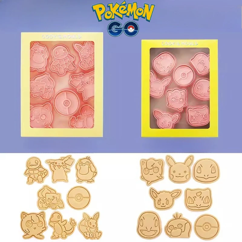 8pcs Pokemon Baking Molds Cute Pikachu Eevee Jigglypuff Anime Character Model Kitchen Supplies for Cookie Cake Making Gifts Toys
8pcs Pokemon Baking Molds Cute Pikachu Eevee Jigglypuff Anime Character Model Kitchen Supplies for Cookie Cake Making Gifts Toys