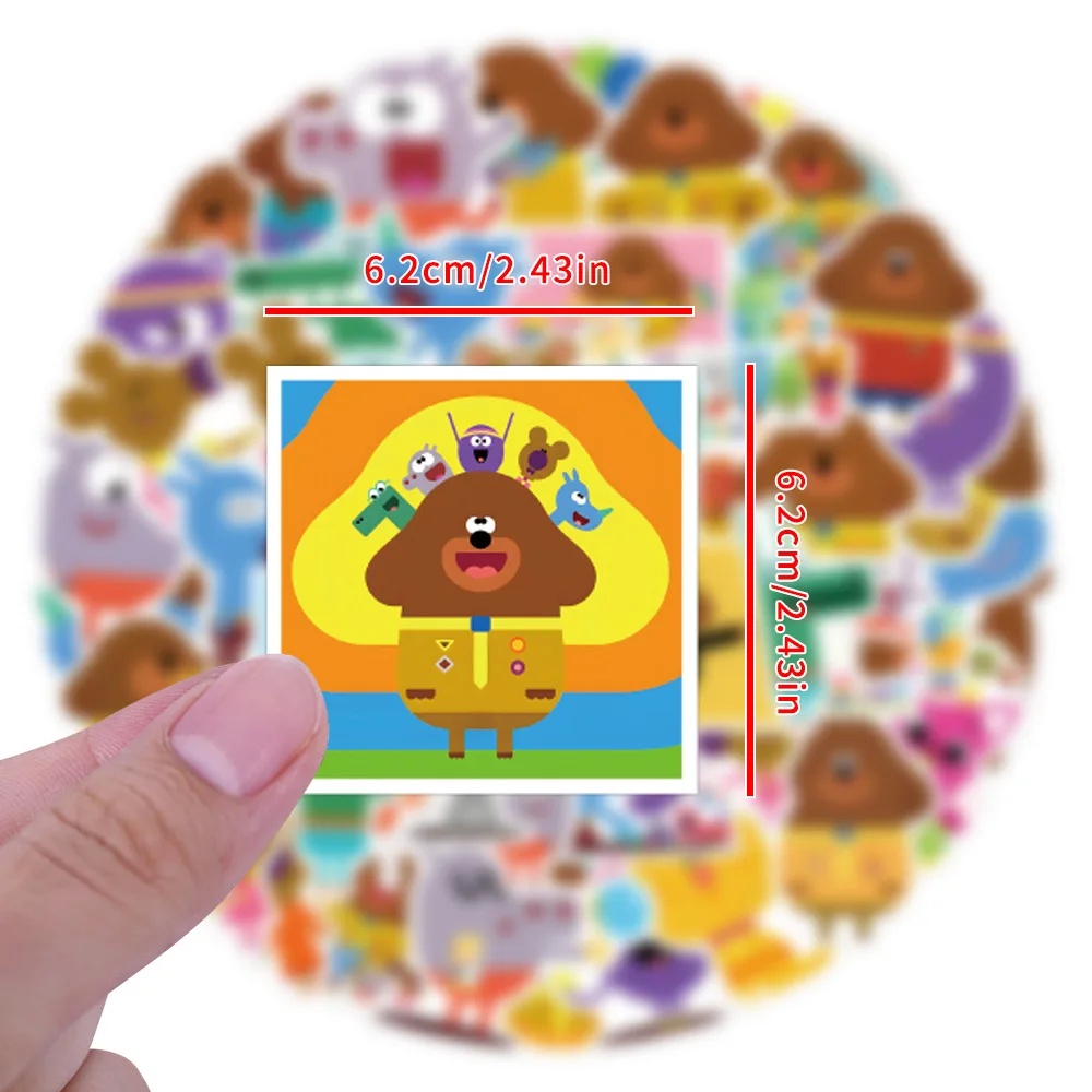 55PCS Cartoon Hey Duggee Preschool Education Sticker DIY Decoration Waterproof Skateboard Notebook Graffiti Toy
55PCS Cartoon Hey Duggee Preschool Education Sticker DIY Decoration Waterproof Skateboard Notebook Graffiti Toy